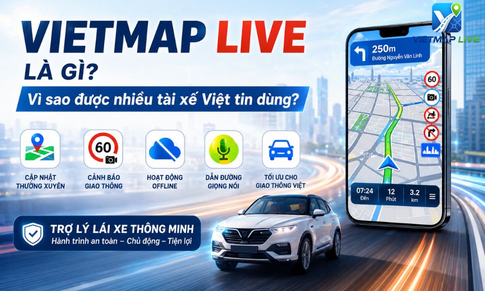 bản đồ Vietmap cho ô tô bản đồ Vietmap cho ô tô