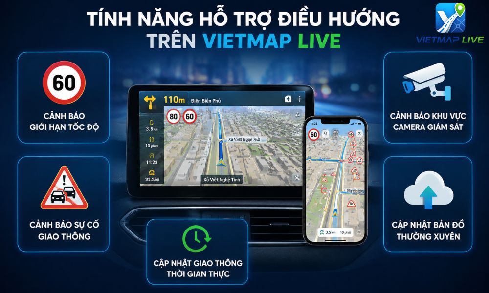 bản đồ Vietmap cho ô tô bản đồ Vietmap cho ô tô