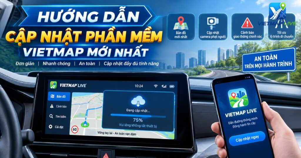 cách cập nhật phần mềm Vietmap