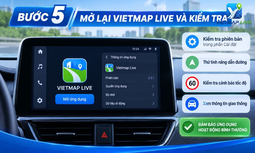 cách cập nhật phần mềm Vietmap
