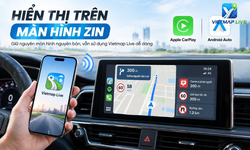 cài phần mềm Vietmap cho ô tô