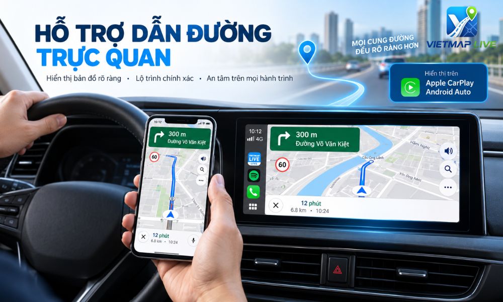 cài phần mềm Vietmap cho ô tô