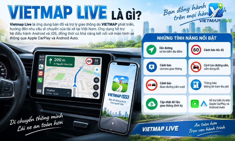 cài phần mềm Vietmap cho ô tô