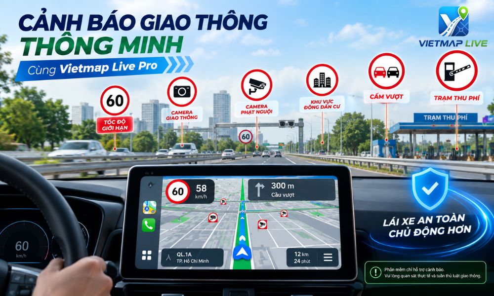 Mua phần mềm Vietmap cho ô tô
