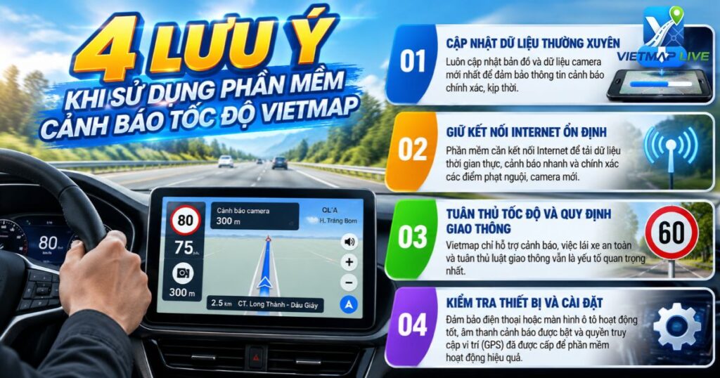 phần mềm cảnh báo tốc độ Vietmap