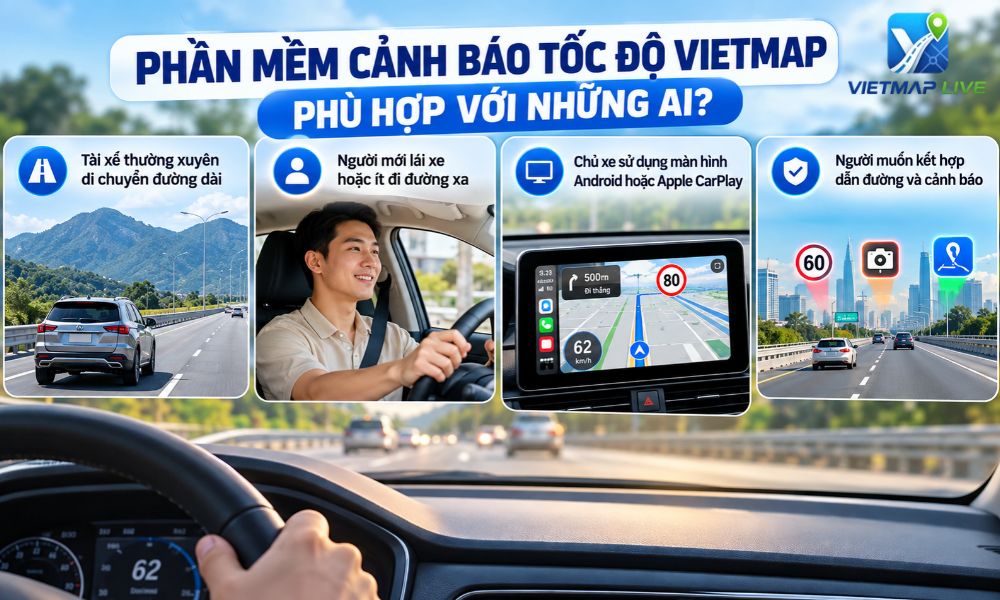 phần mềm cảnh báo tốc độ Vietmap
