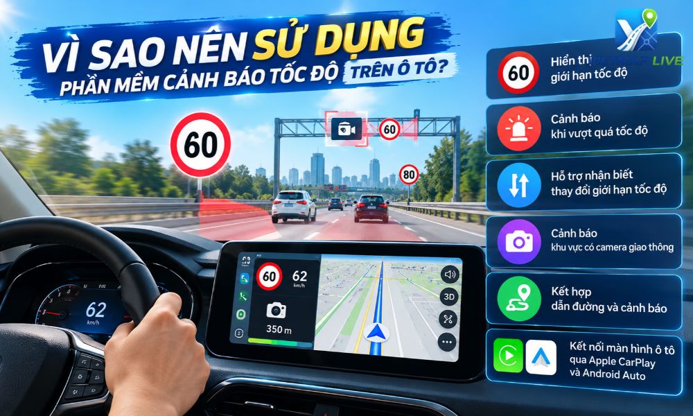 phần mềm cảnh báo tốc độ Vietmap