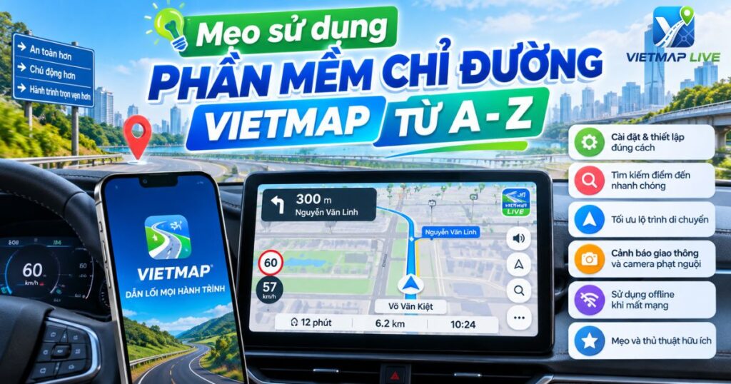 phần mềm chỉ đường Vietmap