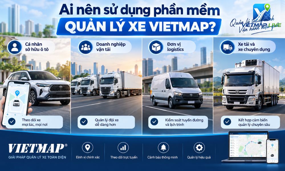 phần mềm quản lý xe Vietmap phần mềm quản lý xe Vietmap