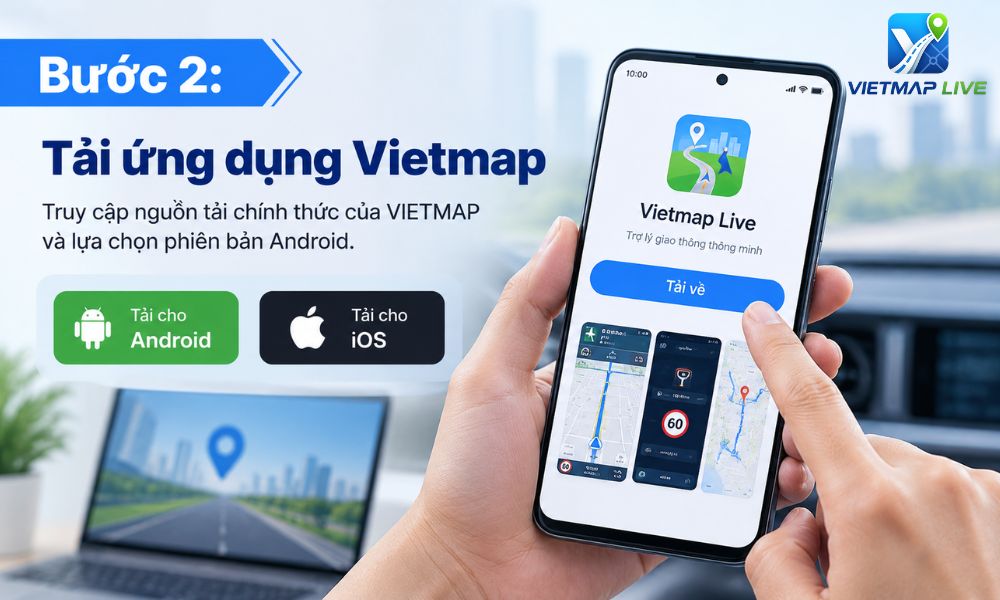phần mềm Vietmap cho Android