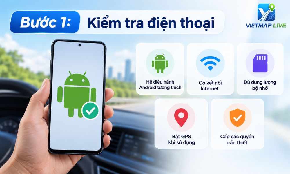 phần mềm Vietmap cho Android