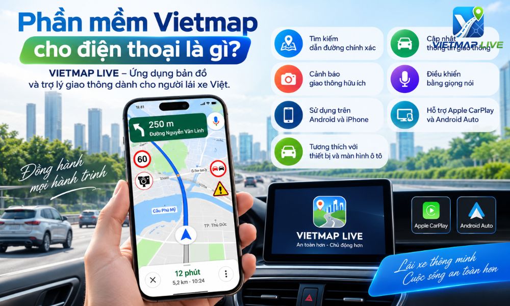 phần mềm Vietmap cho điện thoại phần mềm Vietmap cho điện thoại