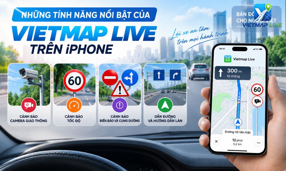 phần mềm Vietmap cho iPhone phần mềm Vietmap cho iPhone