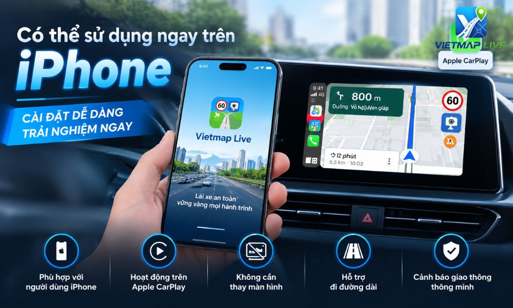 phần mềm Vietmap cho iPhone phần mềm Vietmap cho iPhone