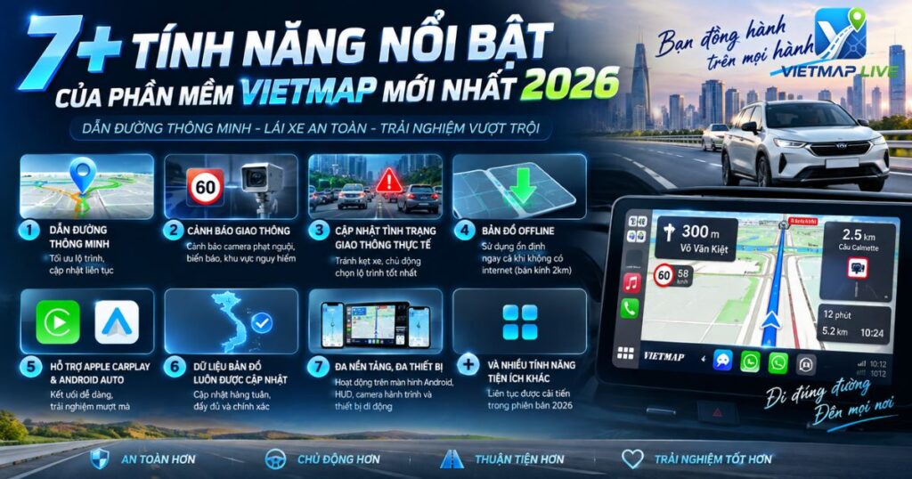 phần mềm Vietmap mới nhất
