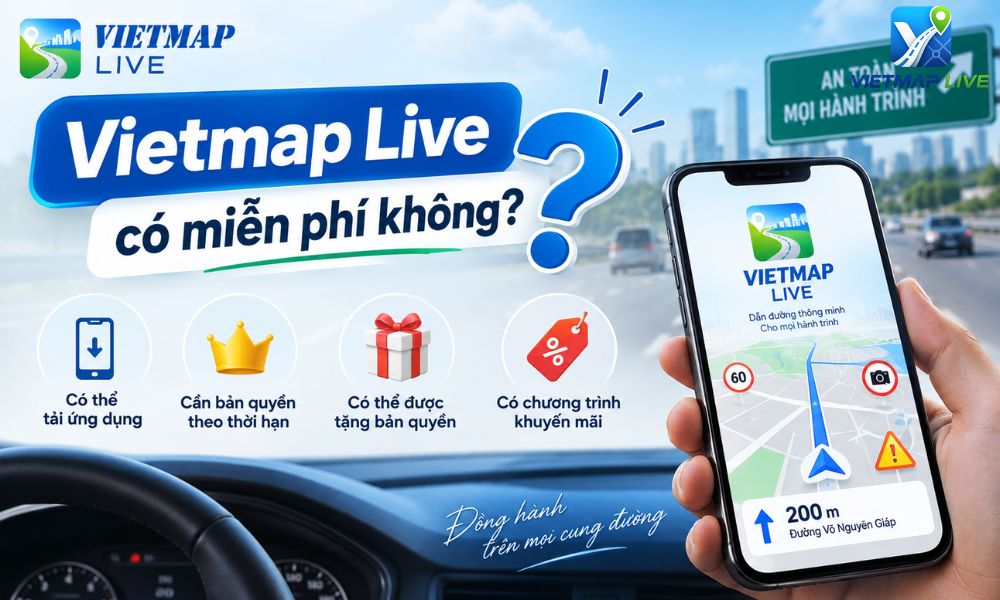 Vietmap Live có miễn phí không