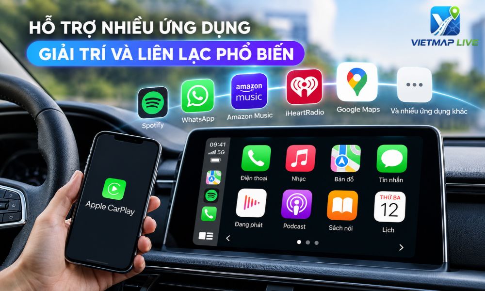 Vietmap Live cho CarPlay Vietmap Live cho CarPlay