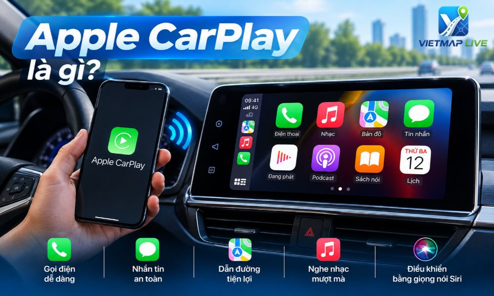 Vietmap Live cho CarPlay Vietmap Live cho CarPlay