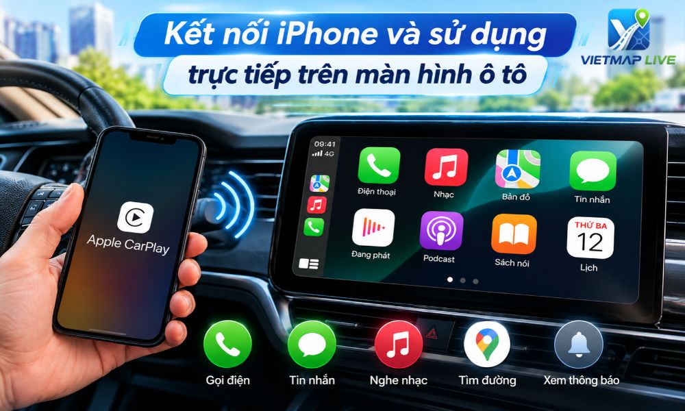 Vietmap Live cho CarPlay Vietmap Live cho CarPlay