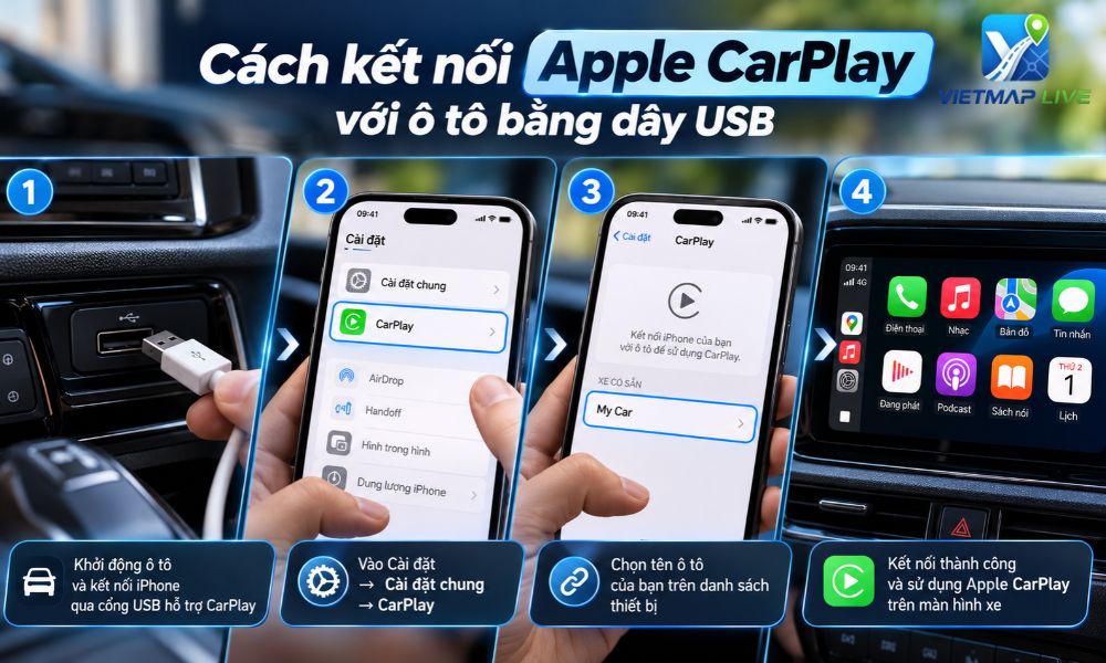Vietmap Live cho CarPlay Vietmap Live cho CarPlay