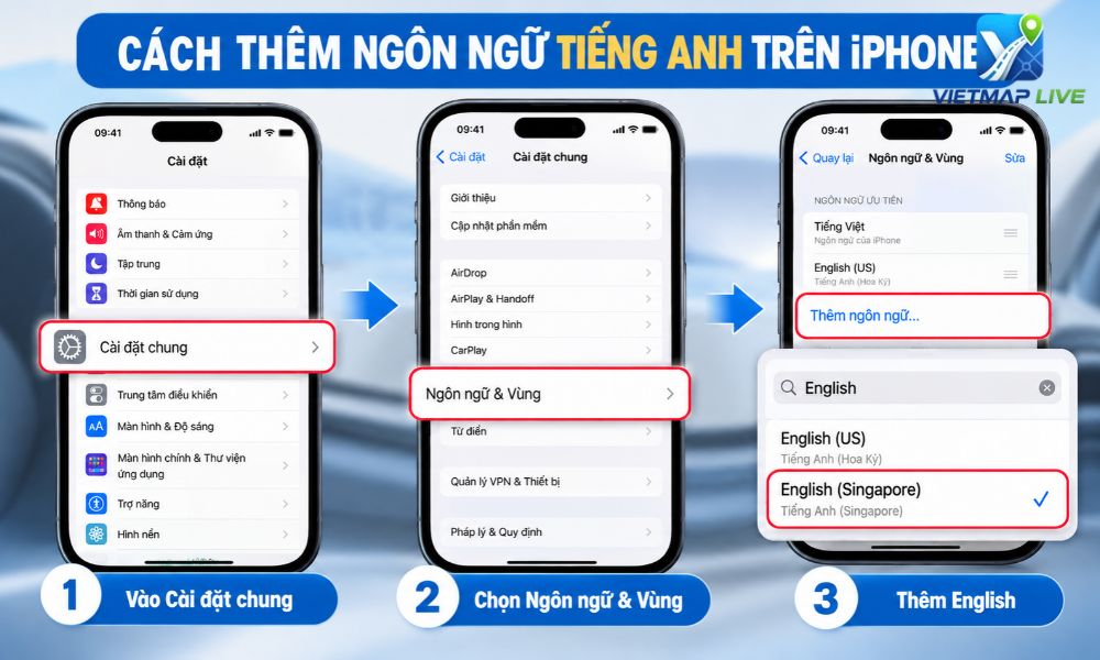 Vietmap Live cho CarPlay Vietmap Live cho CarPlay