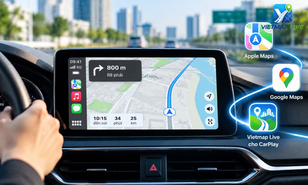 Vietmap Live cho CarPlay Vietmap Live cho CarPlay