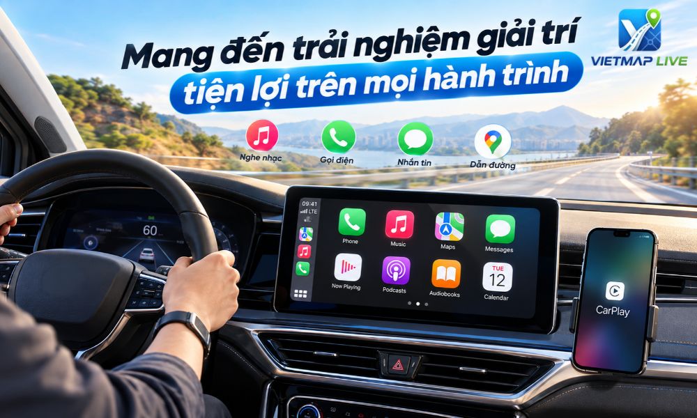 Vietmap Live cho CarPlay Vietmap Live cho CarPlay
