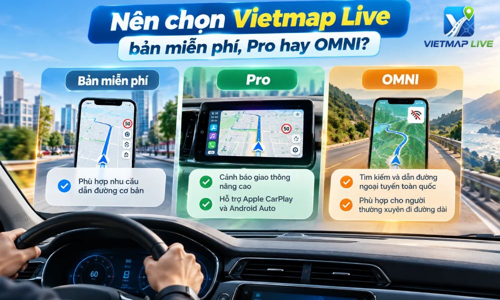 Vietmap Live cho ô tô Vietmap Live cho ô tô