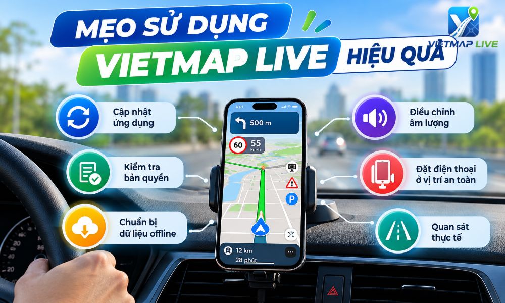 Vietmap Live cho ô tô Vietmap Live cho ô tô