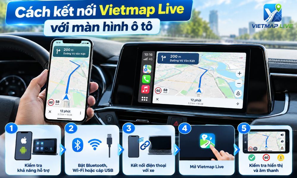 Vietmap Live cho ô tô Vietmap Live cho ô tô
