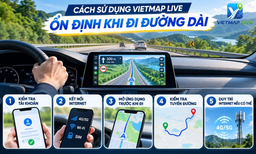 Vietmap Live có cần Internet không Vietmap Live có cần Internet không